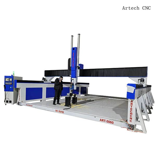 Large size 5060 4 axis foam cnc router engraving machine