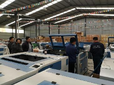 laser cutting engraving machine inspection in our factory
