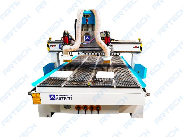 ART1625-2 Double Head ATC Cnc Router Working on Foam EPS Wood
